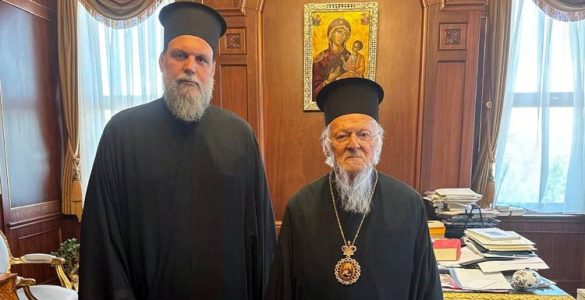 Υποδοχή του Οικουμενικού Πατριάρχου στη Μητρόπολη Νέας Ιωνίας