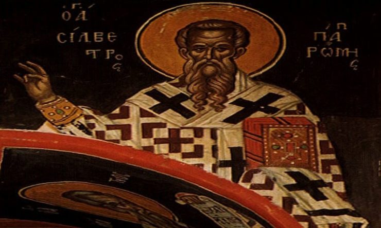 2 Ιανουαρίου: Άγιος Σίλβεστρος Πάπας Ρώμης