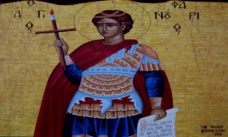 27 Αυγούστου: Άγιος Φανούριος ο Μεγαλομάρτυρας ο Νεοφανής