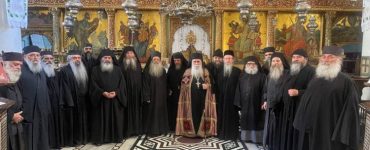 Το Πατριαρχείο Ιεροσολύμων συγχαίρει τον νέο Ηγούμενο της Ιεράς Μονής Σινά