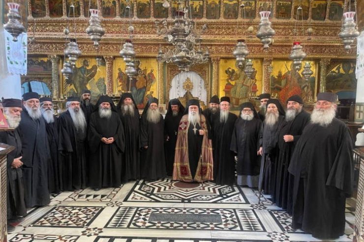 Το Πατριαρχείο Ιεροσολύμων συγχαίρει τον νέο Ηγούμενο της Ιεράς Μονής Σινά