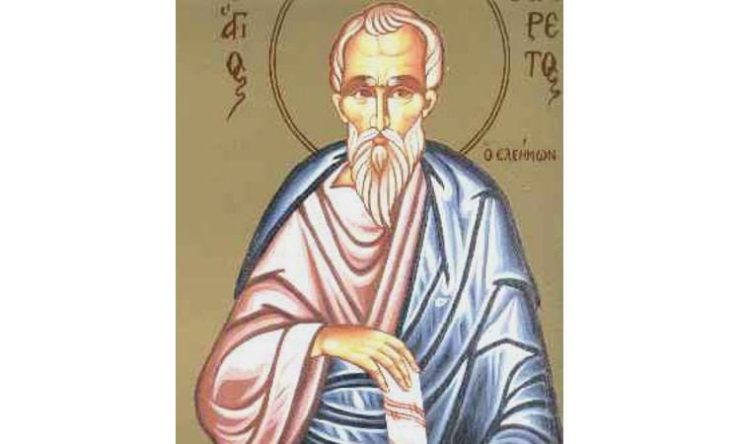1 Δεκεμβρίου: Άγιος Φιλάρετος ο Ελεήμων