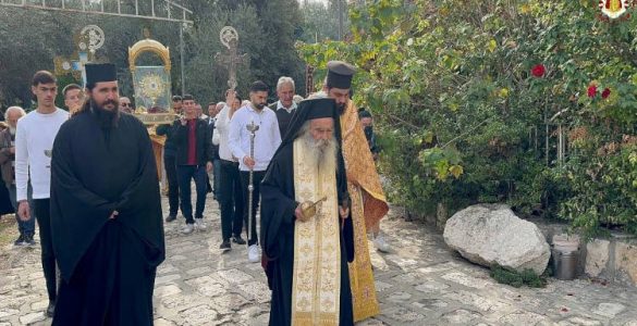 Εορτή Αγίου Ιερομάρτυρος Φιλουμένου του Αγιοταφίτου στο Πατριαρχείο Ιεροσολύμων