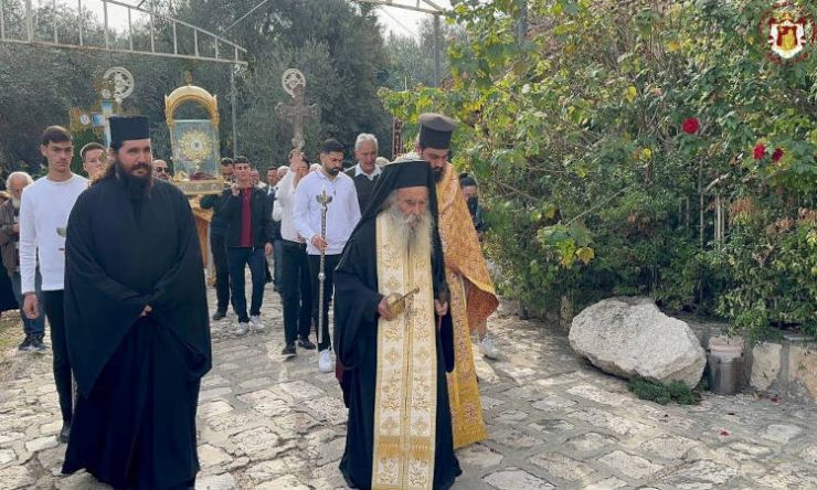 Εορτή Αγίου Ιερομάρτυρος Φιλουμένου του Αγιοταφίτου στο Πατριαρχείο Ιεροσολύμων