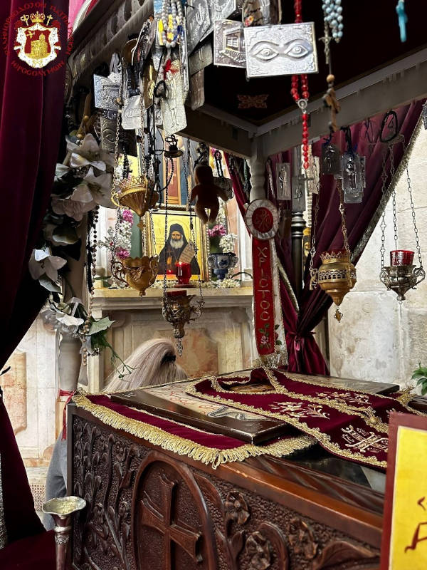 Εορτή Αγίου Ιερομάρτυρος Φιλουμένου του Αγιοταφίτου στο Πατριαρχείο Ιεροσολύμων