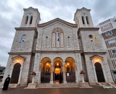 Πρώτη Θεία Λειτουργία στον Ιερό Ναό Αγίου Σπυρίδωνος Μεσολογγίου