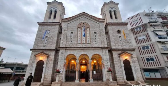 Πρώτη Θεία Λειτουργία στον Ιερό Ναό Αγίου Σπυρίδωνος Μεσολογγίου