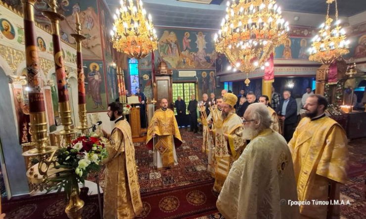 Αρχιερατική Θεία Λειτουργία στην Σκουτερά Αιτωλοακαρνανίας