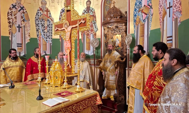 Πρώτη Θεία Λειτουργία στον Ιερό Ναό Αγίου Σπυρίδωνος Μεσολογγίου