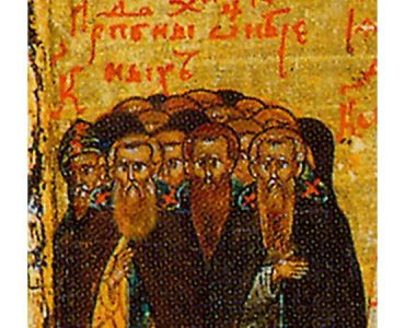 20 Μαρτίου: Άγιοι Αββάδες εν τη μονή του Αγίου Σάββα αναιρεθέντες, των λεγομένων Μαύρων