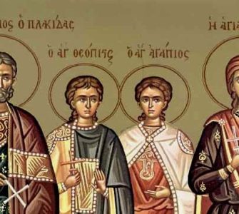 20 Σεπτεμβρίου: Άγιος Ευστάθιος ο Μεγαλομάρτυρας και η συνοδεία του